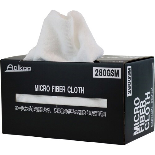 Apikaa マイクロファイバークロスBOX ホワ