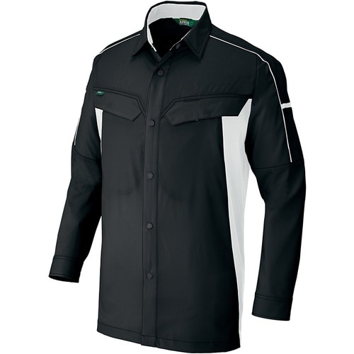 アイトス 長袖ストレッチシャツ(エコワーカーストレ