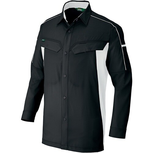 アイトス 長袖ストレッチシャツ(エコワーカーストレ