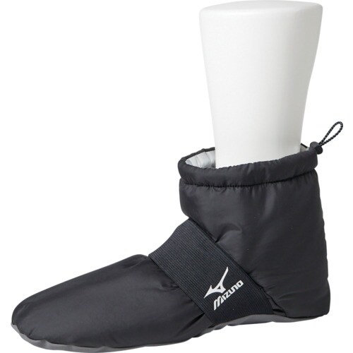 ミズノ 断熱撥水バンド付ルームブーツブラック25−