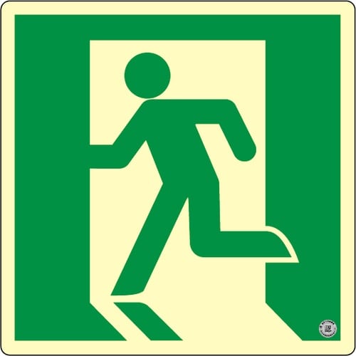 アルファフラッシュ 非常用標識 高輝度蓄光式誘導標