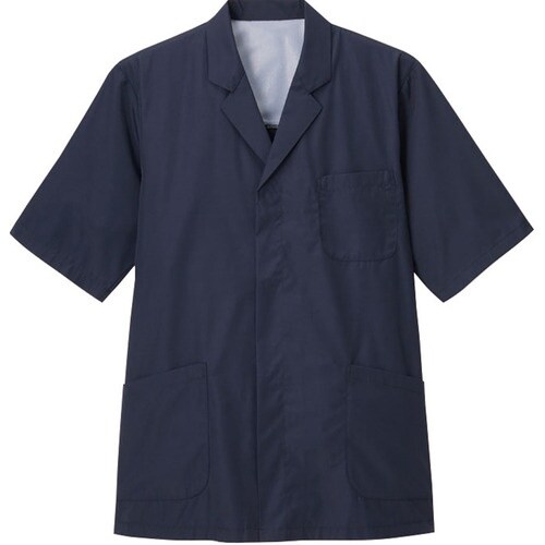 サンペックス 調理衣 半袖 衿付き 飲食店 厨房