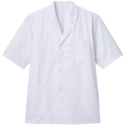 サンペックス 調理衣 半袖 衿付き 飲食店 厨房