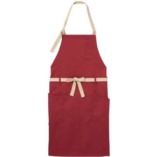 サンペックス エプロン 撥水 胸当て 腰下 前掛