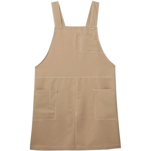 サンペックス エプロン 撥水 胸当て 作業用 ベー