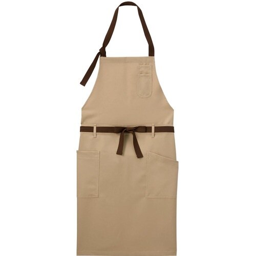 サンペックス エプロン 撥水 胸当て 腰下 前掛