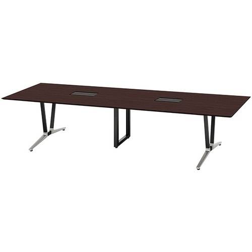 NAIKI ミーティングテーブル(舟底配線付 アド