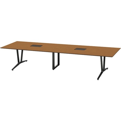 NAIKI ミーティングテーブル(舟底配線付 アド