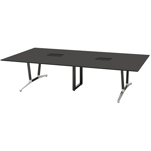 NAIKI ミーティングテーブル(舟底配線付 アド