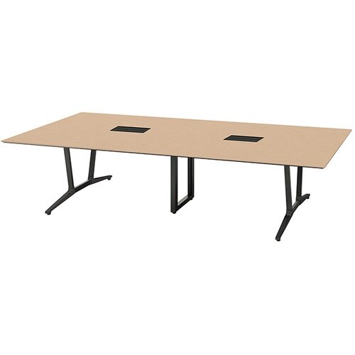 NAIKI ミーティングテーブル(舟底配線付 アド