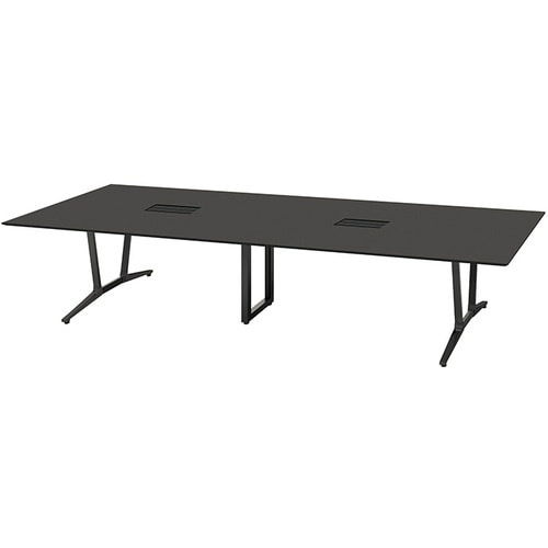 NAIKI ミーティングテーブル(舟底配線付 アド