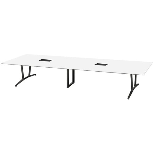 NAIKI ミーティングテーブル(舟底配線付 アド