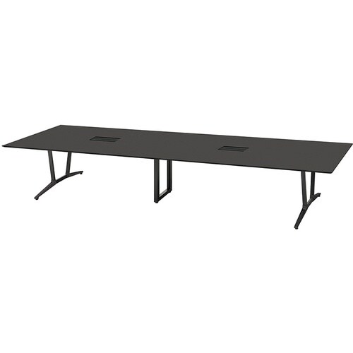 NAIKI ミーティングテーブル(舟底配線付 アド