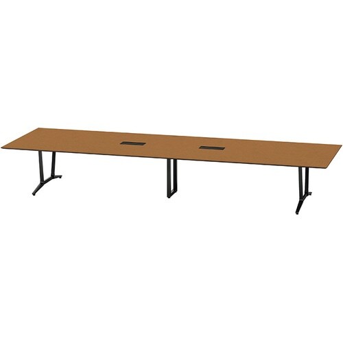 NAIKI ミーティングテーブル(舟底配線付 アド