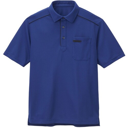 サンペックス ポロシャツ ブルー L (男女兼用)