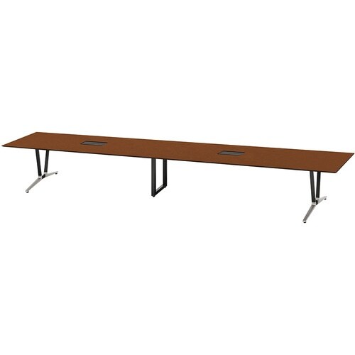 NAIKI ミーティングテーブル(舟底配線付 アド