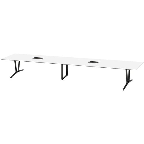 NAIKI ミーティングテーブル(舟底配線付 アド