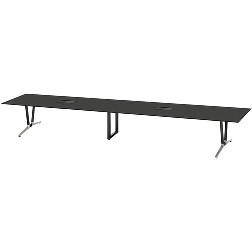 NAIKI ミーティングテーブル(舟底配線付 アド