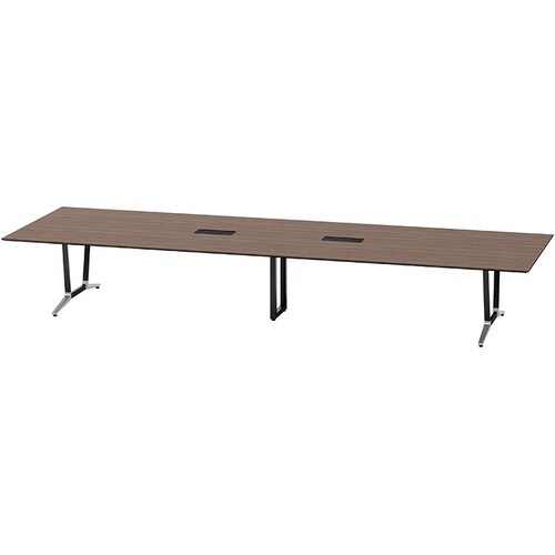 NAIKI ミーティングテーブル(舟底配線付 アド