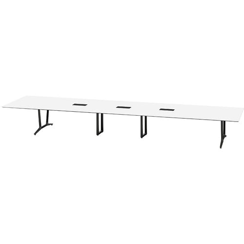 NAIKI ミーティングテーブル(舟底配線付 アド