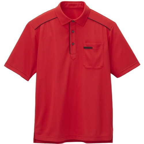 サンペックス ポロシャツ レッド LL (男女兼用