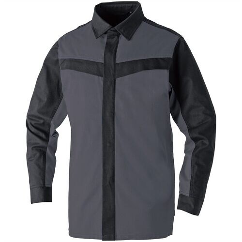SOWA 長袖シャツ(難燃) チャコールグレー L