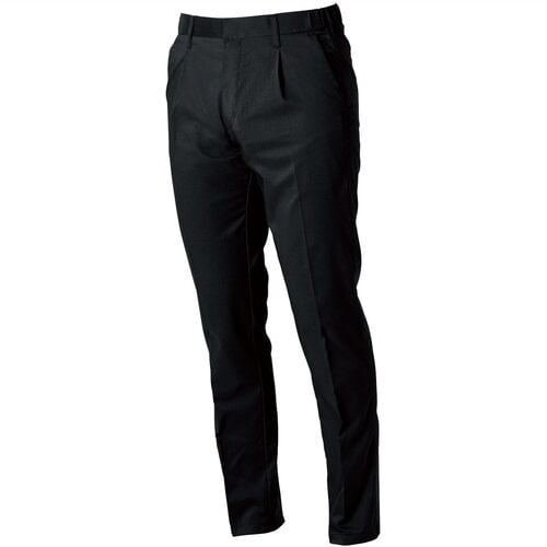 SOWA スラックス(ワンタック・脇ゴム) ブラッ