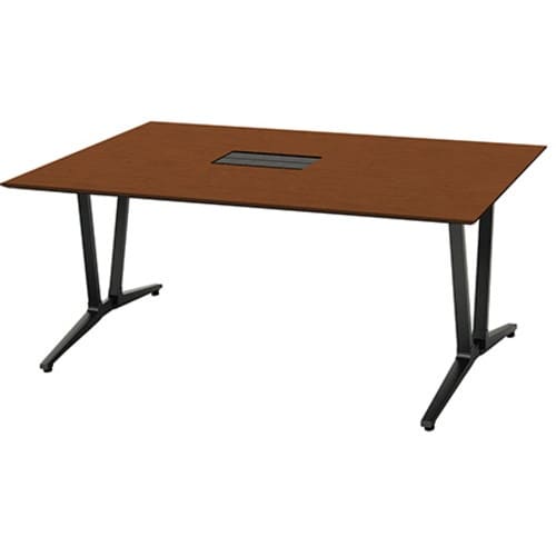 NAIKI ミーティングテーブル(舟底配線付 アド