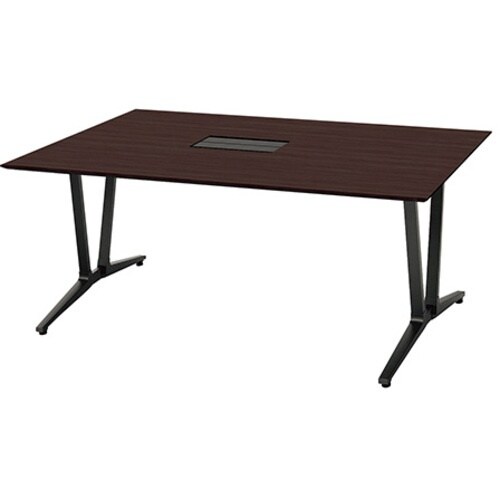 NAIKI ミーティングテーブル(舟底配線付 アド