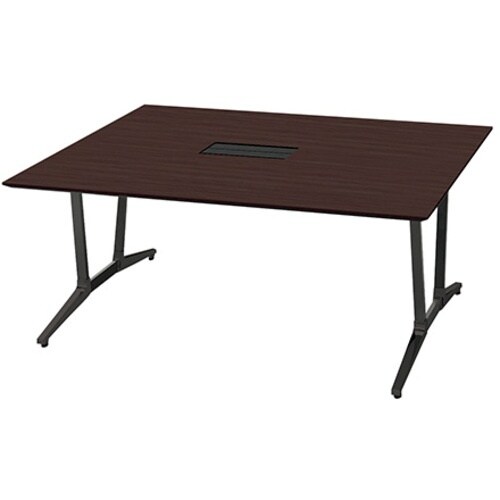 NAIKI ミーティングテーブル(舟底配線付 アド