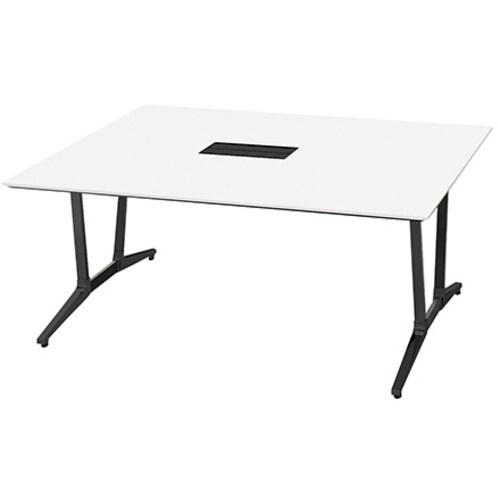 NAIKI ミーティングテーブル(舟底配線付 アド