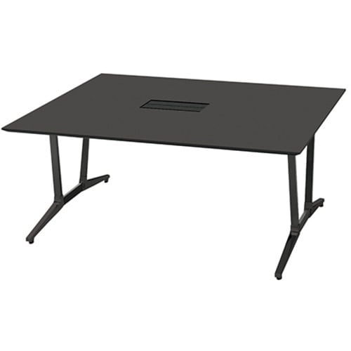 NAIKI ミーティングテーブル(舟底配線付 アド