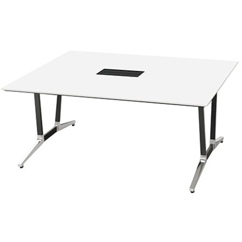 NAIKI ミーティングテーブル(舟底配線付 アド