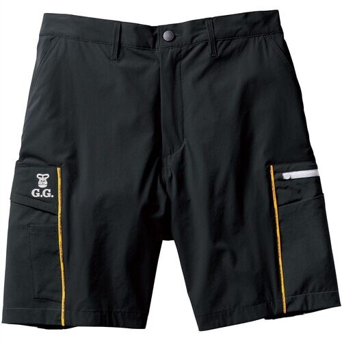 G.G. ハーフパンツ(ノータック・脇ゴム) ブラ