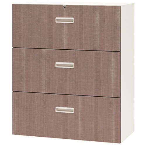 NAIKI ファイル引出し(3段) CW型/扉:シ