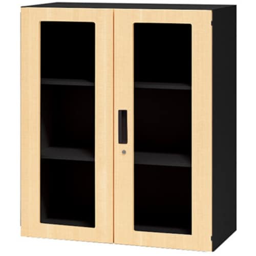 NAIKI ガラス両開き書庫 CW型/扉:シルクウ