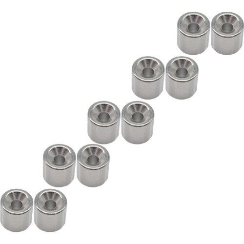 TRUSCO まとめ買い ネオジム丸形磁石 皿ねじ