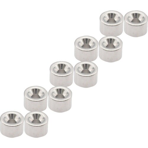 TRUSCO まとめ買い ネオジム丸形磁石 皿ねじ