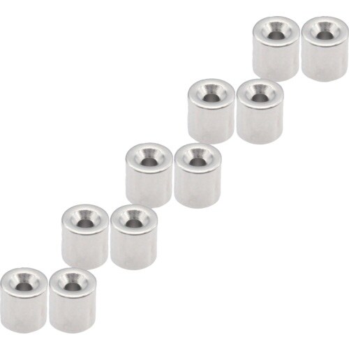 TRUSCO まとめ買い ネオジム丸形磁石 皿ねじ