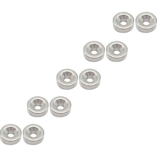 TRUSCO まとめ買い ネオジム丸形磁石 皿ねじ