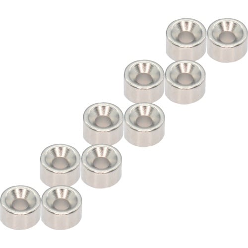 TRUSCO まとめ買い ネオジム丸形磁石 皿ねじ