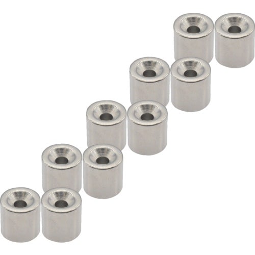 TRUSCO まとめ買い ネオジム丸形磁石 皿ねじ