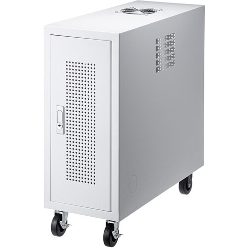 SANWA キャスター付きハブボックス(2U)