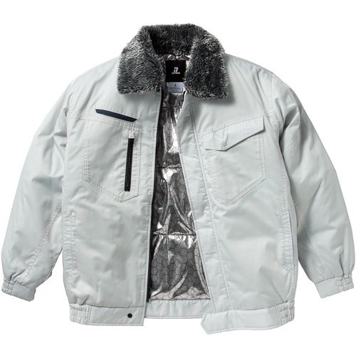 クロダルマ 防寒ジャンパー シルバー 4L