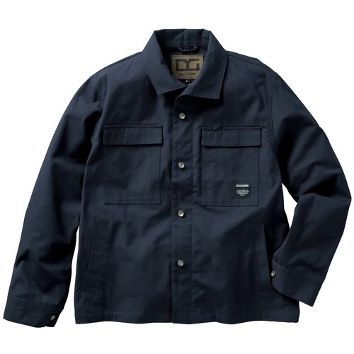 クロダルマ 長袖ジャンパー ネイビー 4L