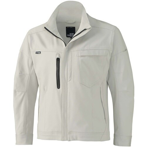 クロダルマ 長袖ジャンパー シルバー 4L