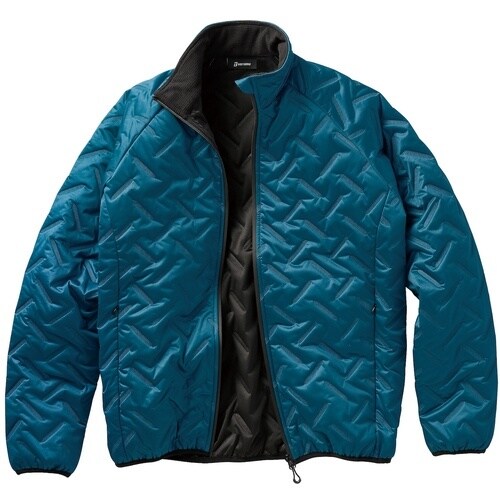 クロダルマ 防風中綿ストレッチジャケット ブルーグ