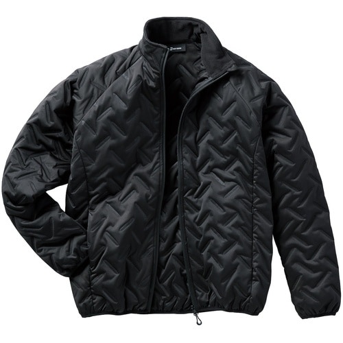 クロダルマ 防風中綿ストレッチジャケット ブラック