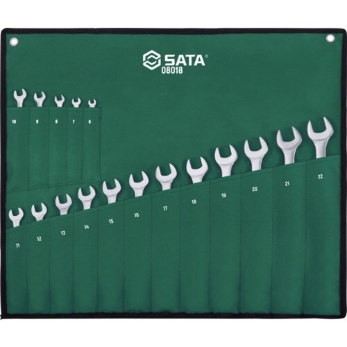 SATA コンビネーションレンチセット(17点)