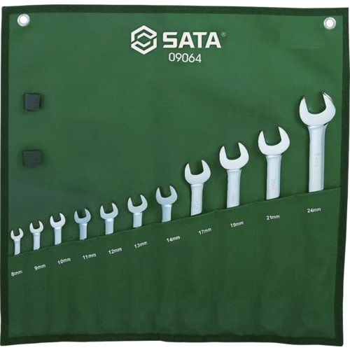 SATA コンビネーションレンチセット(11点)